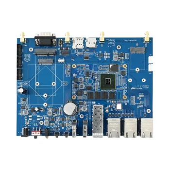 Комплект платы разработки LS1046A объемом 10 ГБ с 4 ГБ DDR4, 8 ГБ eMMC, 1 SFP + 6 портов Gigabit Ethernet 11