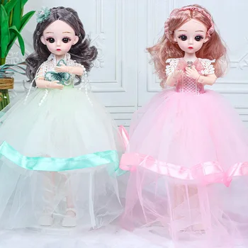 Креативные детские игрушки 30 см Музыкальная Поющая девочка, кукла-принцесса, праздничный подарок для девочки на День рождения, Поющая кукла-принцесса 2