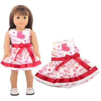 Кукольная одежда 43 см, платье принцессы любви, 17-дюймовая кукла, милый наряд, Новые аксессуары для Baby Born, одежда Nendoroid, аксессуары для кукол 2