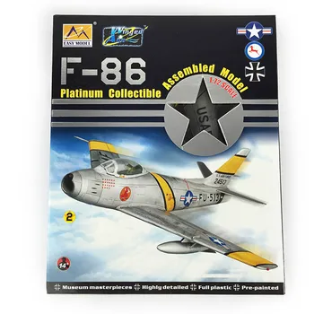 ЛЕГКАЯ МОДЕЛЬ 37101 1/72 FU-513 Самолет F-86F Sabre Warplane Warcraft Silver для подарков мальчикам TH07326-SMT2