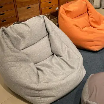 Ленивый диван, на котором можно лежать и спать, Кресло-мешок Muji, Односпальный стул, Гостиная, Японская спальня с татами 4