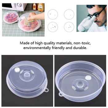 Микроволновая печь Специальная Маслостойкая крышка для нагрева Пластиковая уплотнительная крышка Крышки для посуды в холодильнике (L) 3
