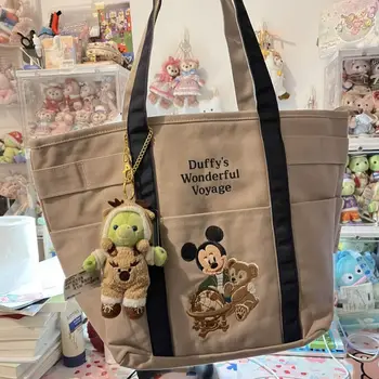 Многофункциональная сумка через плечо с Минни и Микки Маусом из мультфильма Диснея, уличная сумка для покупок, подарок подруге 5
