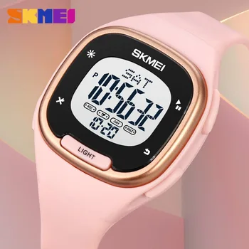 Многофункциональные спортивные электронные часы Skmei, маленькие водонепроницаемые часы для пары 17
