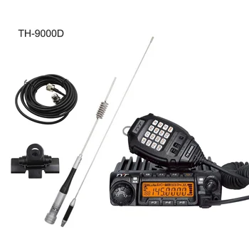 Мобильное автомобильное радио TYT TH-9000D Плюс Дополнительный VHF136-174MHz UHF400-490MHz 220-260MHz Автомобильная портативная рация Аналоговая TH-9000D Pro 60 Вт/45 Вт