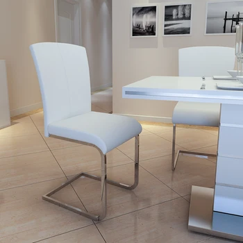 Мобильные обеденные стулья на открытом воздухе, белый офисный акцент, Обалденные обеденные стулья для спальни, мебель для кухни Relax Muebles De Comedor 4