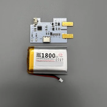 Модуль аккумуляторной батареи 1800 мАч Li-ion USB-C для Game Boy Advance Для GBA Lithium Battery Mod