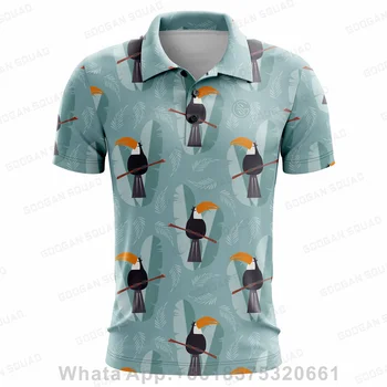 Мужская рубашка для гольфа, летняя быстросохнущая футболка, спортивная майка, одежда для гольфа, топы с короткими рукавами, дышащие рубашки поло для мужчин, одежда для гольфа 4