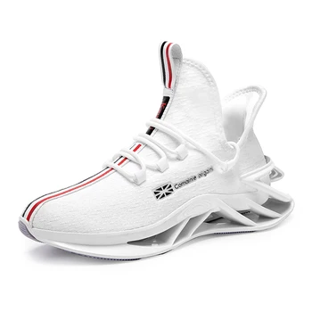 Мужские кроссовки Blade Дышащие кроссовки для бега Высококачественная спортивная обувь с противоскользящим демпфированием, кроссовки для бега Zapatilla с летящей сеткой 3