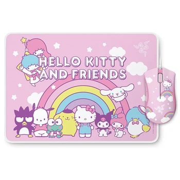 Набор ковриков для мыши Razer Hello Kitty Limited, офис компьютерной игры, Розовое чистилище, гадюка, Набор ковриков для мыши Hello Kitty Limited, Мышь + Набор ковриков для мыши