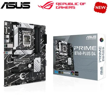 НОВЫЙ B760 Для ASUS PRIME B760-PLUS D4 LGA 1700 DDR4 Материнская плата B760 Поддерживает процессор i5 13400f i3 12100f 12400f 2
