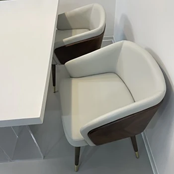 Обеденный стул в скандинавском офисном стиле в минималистичном стиле, Роскошное Деревянное кресло, Высококачественные шезлонги, Удобная мебель Hautes 10