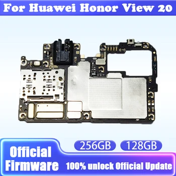Оригинальная Материнская плата 256 ГБ Для Huawei Honor View 20 Разблокирована Для Логической Платы Huawei Honor View 20 С Системой Android, оснащенной Полноценными Чипами 14
