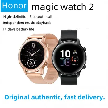 Оригинальные honor Magic Watch 2 46/42 мм Интеллектуальные Спортивные Bluetooth-Звонки Музыка Сердце NFC Частота Сердечных Сокращений Кислород В Крови Мониторинг Сна 1