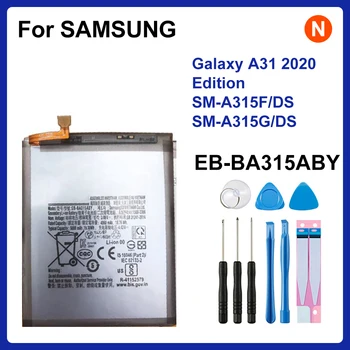 Оригинальный Аккумулятор SAMSUNG EB-BA315ABY 5000 мАч Для Samsung Galaxy A31 2020 Edition SM-A315F/DS SM-A315G/DS Аккумуляторы + Инструменты 16