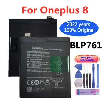 Оригинальный высококачественный аккумулятор BLP761 для OnePlus 8, оригинальный сменный литий-ионный аккумулятор для телефона Емкостью 4320 мА Bateria