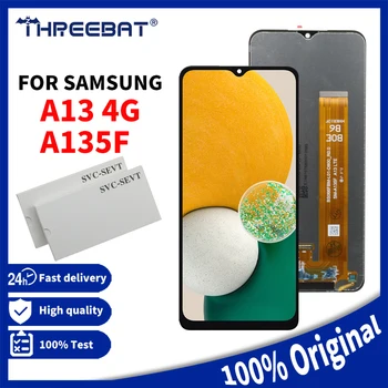 Оригинальный для Samsung Galaxy A13 4G ЖК-дисплей с сенсорным экраном Дигитайзер Для Samsung A13 LTE Для Samsung A135F A135U A135U1 LCD 7