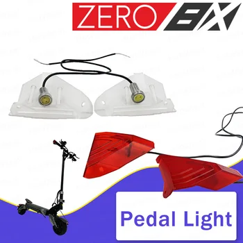 Оригинальный передний фонарь с педалью ZERO 8X, задний фонарь с педалью ZERO 8X, фонарь на передней палубе электрического скутера и аксессуары для пластиковой крышки 1
