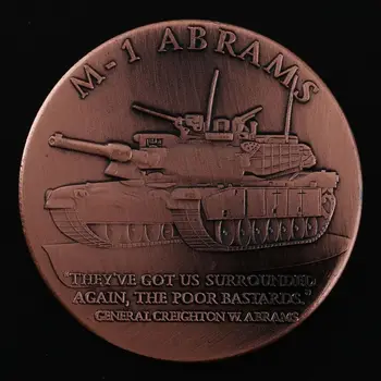 Основной боевой танк армии США M-1 Abrams Памятная монета Military Challenge Коллекционные Подарки 2