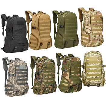 Открытый тактический пакет / Сумка / Рюкзак / Ранец / Штурмовой Боевой Камуфляж Molle Tactical 35L Backpack 8