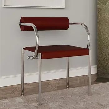 Офисное кресло в скандинавском стиле для гостиной, Роскошное дизайнерское кресло для спальни и гостиной, Современный домашний декор для взрослых 16