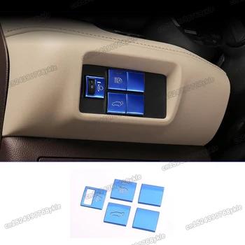 переключатель автомобильных фар, регулировка кнопки багажника, планки для toyota highlander 2020 2021 2022 2023 xu70 аксессуары kluger auto interior 2