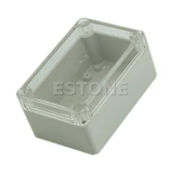 Пластиковая водонепроницаемая прозрачная крышка Корпус электронного проектного блока 100x68x50 мм H02
