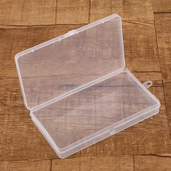 Пластиковая коробка Прозрачный Органайзер для ювелирных изделий Коробка для образцов Небольшой ящик для хранения инструментов Ящик для инструментов для наращивания ногтей Чехол для ремонта мобильного телефона 9