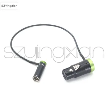 Плоская крышка mini xlr с 3-контактным разъемом к XLR с 3-контактным разъемом, камера, записывающее оборудование, адаптер аудиокабеля 5
