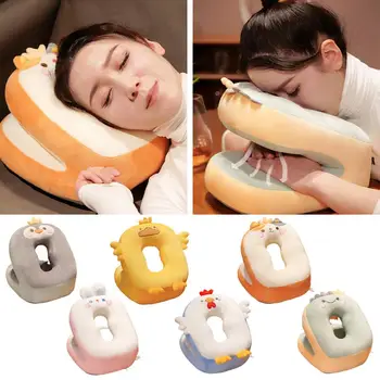 Подушка для поддержки шеи Модного съемного полого дизайна, товары для дома, подушка для сна, подушка для обеденного перерыва 15