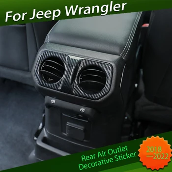 Подходит для Jeep JT JL Wrangler 4XE 2018 - 2022 Модифицированный Задний Воздухозаборник Декоративная Рамка Задняя Воздушная Маска Внутренняя Защита 13