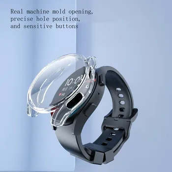 Подходит для нового защитного чехла Samsung Galaxy watch5 из ТПУ для защиты от падения 40 мм 44 мм Samsung watch case 4