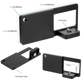 Портативная переходная пластина для экшн-камеры Gimbal для камеры Sony DSC-RX0 для деталей стабилизатора DJI Zhiyun Feiyu 1