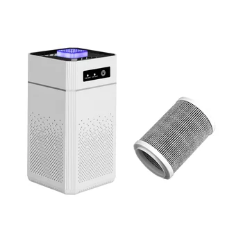 Портативный Очиститель воздуха Ионизатор для удаления неприятного запаха дыма Hepa-Фильтр Автомобильный Освежитель воздуха для дома, спальни 4