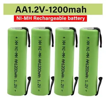 Последняя модель 100% AA 1,2 В Ni MH аккумуляторной батареи 1200mAh + dly подходит для электробритвы, зубной щетки и так далее 14