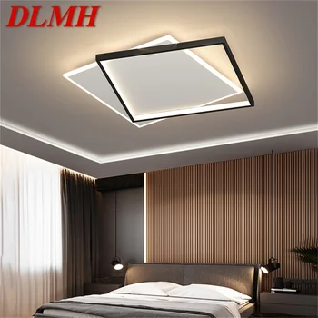 Потолочный светильник DLMH Nordic Современные квадратные светодиодные светильники 3 Цвета для дома в гостиной столовой 8