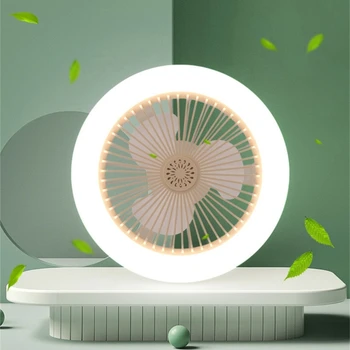 Потолочный светильник с ароматическим вентилятором, универсальный держатель лампы E27, 3-ступенчатый Затемняющий вентилятор, палатка-вентилятор со светом для спальни 3