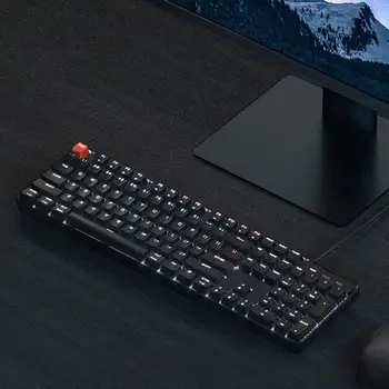 Проводная клавиатура 6 режимов подсветки Компактная пишущая машинка С быстрым откликом USB Проводная клавиатура Игровая клавиатура для ноутбука