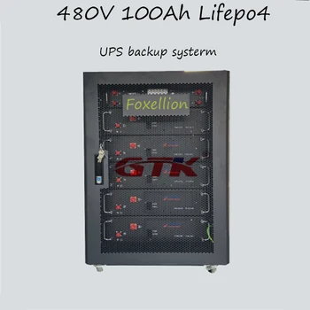 Промышленный аккумуляторный блок питания Lifepo4 480V 100Ah, 512V 100Ah Для хранения энергии, резервная система ИБП мощностью 50 кВт*Ч и 100 Квт*Ч 10