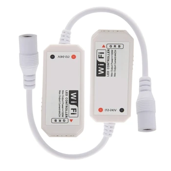 Пульт дистанционного управления 2X LED WiFi Работает с голосовым управлением Alexa / Google Home для светодиодных лент 5050/3528 RGB 4
