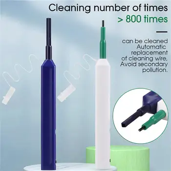 Ручка для очистки оптоволокна 2,5 мм для разъема Lc Mu / 1,25 мм для разъема Sc Fc St, Оптический интеллектуальный инструмент для очистки 1