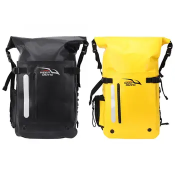 Рюкзак для дайвинга большой емкости объемом 30 л, водонепроницаемая сумка для дайвинга, рюкзак для подводного плавания, сумка для отслеживания рек, дрейфующих сухих и мокрых ласт для плавания 3