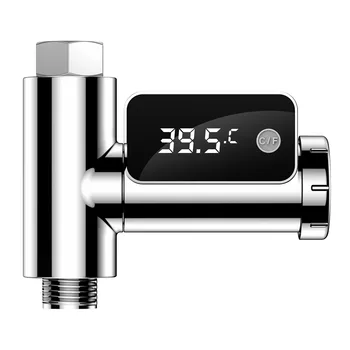 Светодиодный цифровой термометр для душа, монитор температуры воды в детской ванночке с возможностью переключения на 360 градусов по Цельсию/ Фаренгейту 15