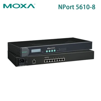 Сервер последовательных устройств MOXA NPort 5610-8 RS-232 для промышленного монтажа в стойку