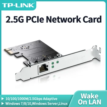 Сетевая карта TP-Link 2.5G PCIe 2.5Gbe Ethernet Интерфейсный адаптер 10/100 М/1G/2.5 Гбит/с NIC Совместим с Windows/Linux TL-NG421