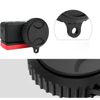 Силиконовая защитная крышка объектива для Insta 360 ONE R Leica, 1-дюймовый широкоугольный объектив, Пылезащитный защитный чехол