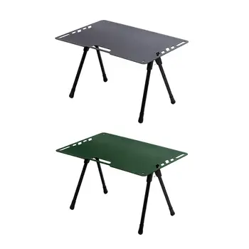 Складной стол для кемпинга Складные столы для пикника Для приготовления пищи барбекю Портативный Пляжный столик 12