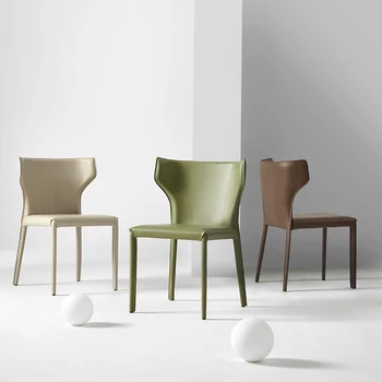 Современные обеденные стулья на открытом воздухе Дизайнерские скандинавские винтажные обеденные стулья с возможностью протирания Nordic Ultralight Sillas De Comedor Мебель для дома
