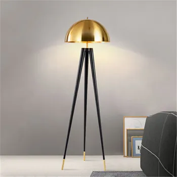 Современный торшер Metal Wind E27 2023 Лампа для гостиной, домашнего декора, стоячих светильников, внутреннего освещения, прикроватных ламп на чердаке в спальне. 1