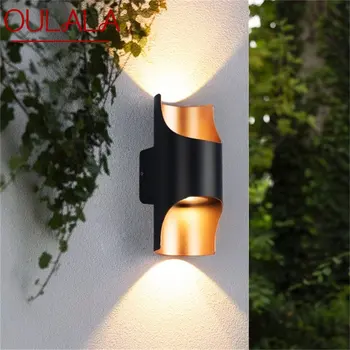 Современный Уличный настенный светильник OULALA, светильник Водонепроницаемый IP65, простой светодиодный светильник для дома, веранды, балкона, виллы